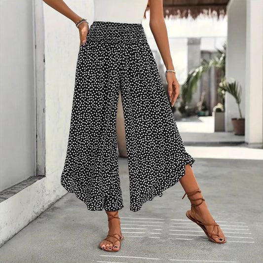Pantalon Large Femme Noémie à Pois – vue alternative
