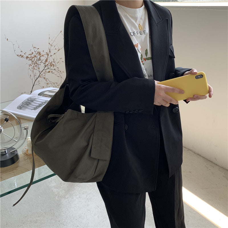 Sac Hobo Femme en Toile à Bandoulière – vue 6