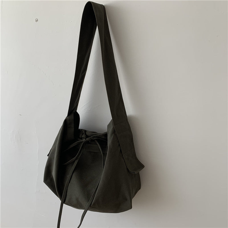 Sac Hobo Femme en Toile à Bandoulière – vue du produit