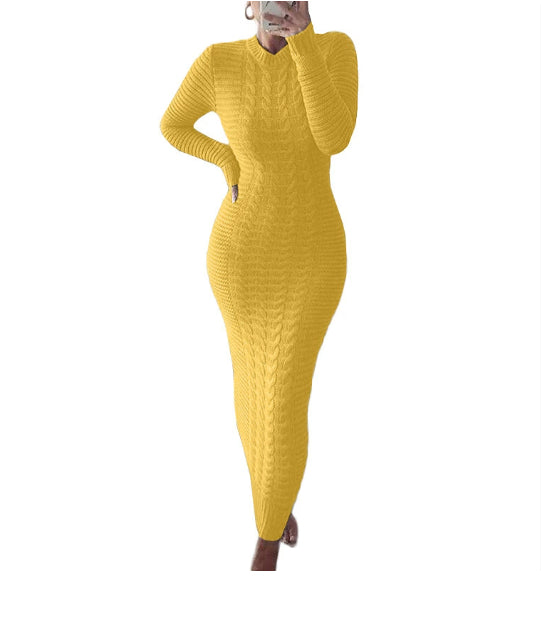 Robe longue en maille femme – SELENA – vue 5