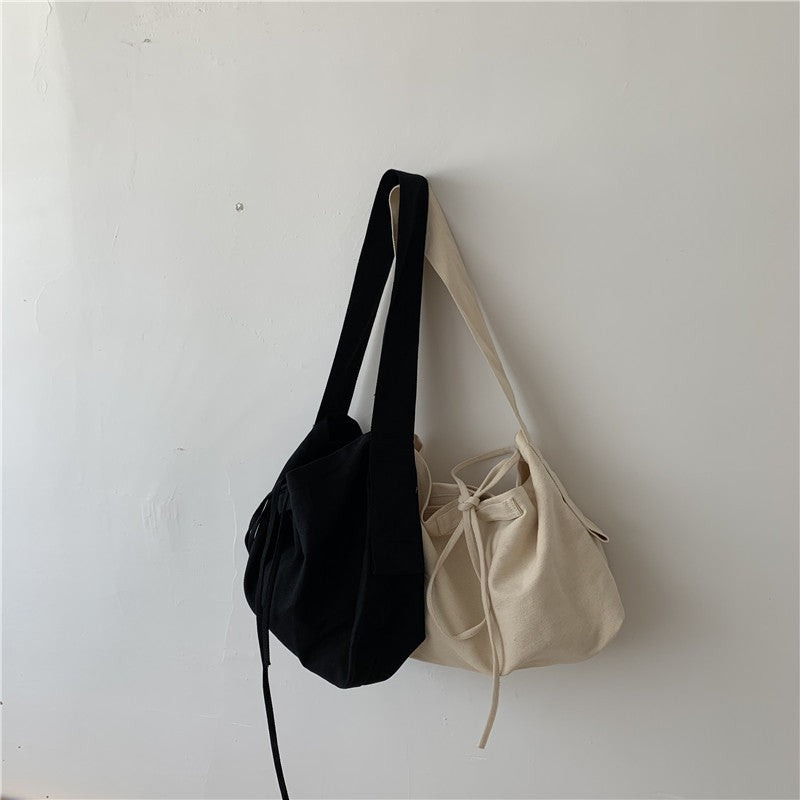 Sac Hobo Femme en Toile à Bandoulière – vue du produit