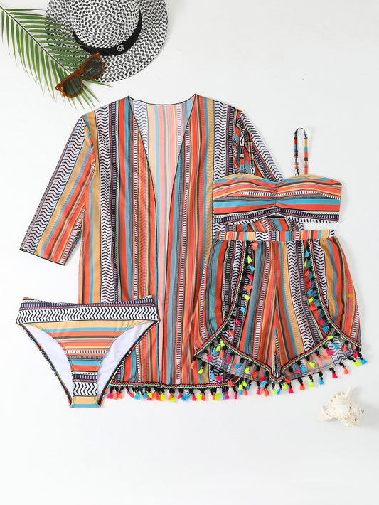 Ensemble de plage 4 pièces femme – MAYA – vue principale