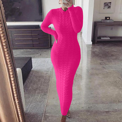 Robe longue en maille femme – SELENA
