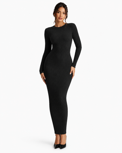 Robe longue en maille femme – SELENA